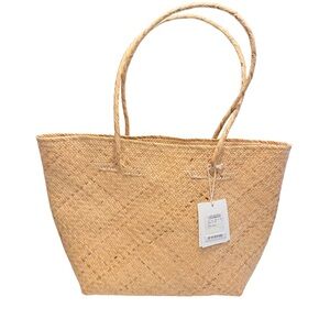 Bembien Lola Woven Tote shoulder bag handcrafted NWT & Dustbag